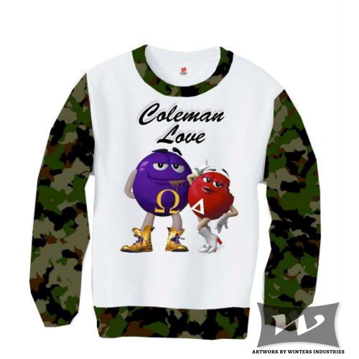 Coleman Love Camouflage Sweatshirt