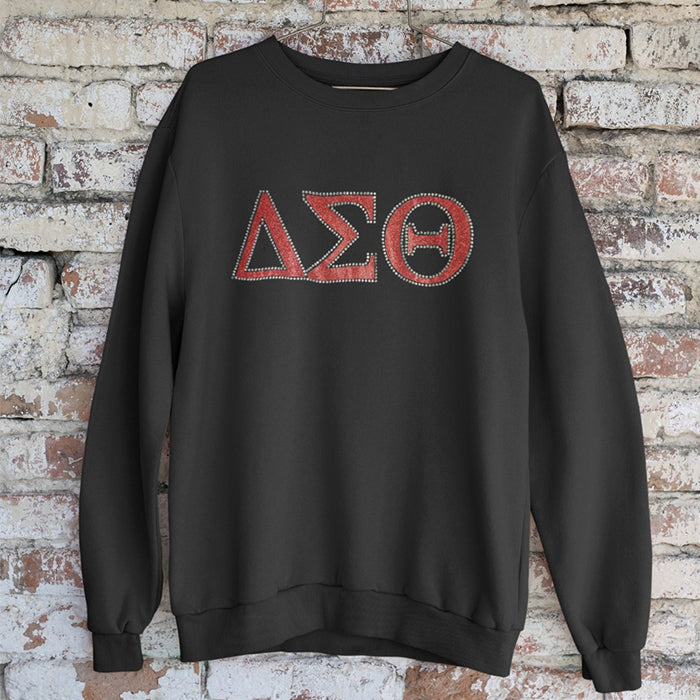 Delta Sigma Theta Bling Letters Sweatshirt