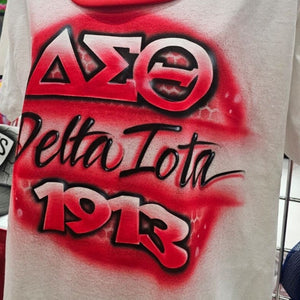 Delta Sigma Theta Custom Airbrush Sweatshirts