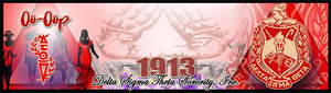 Delta Sigma Theta Custom Print with Frame
