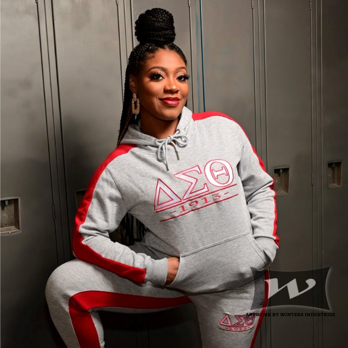 Delta Sigma Theta Gray Tracksuit