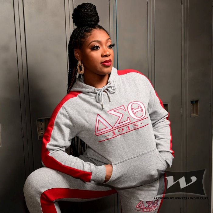 Delta Sigma Theta Gray Tracksuit