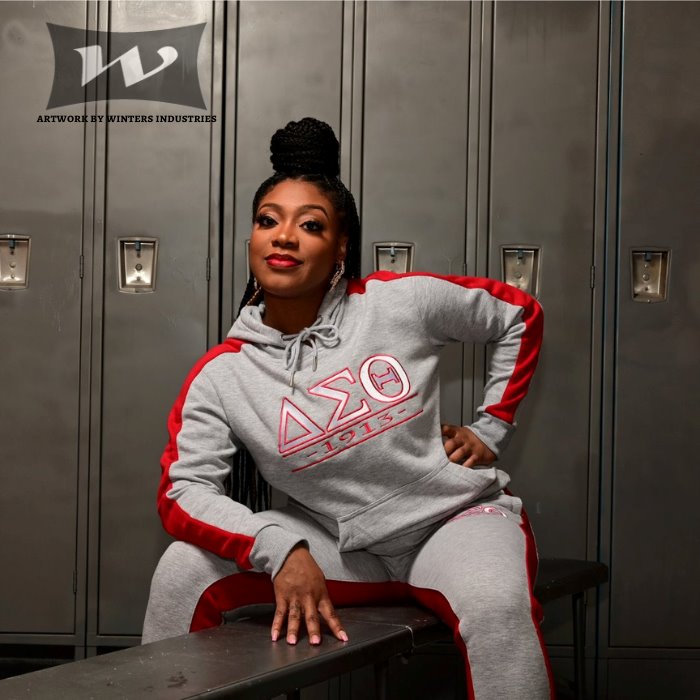 Delta Sigma Theta Gray Tracksuit