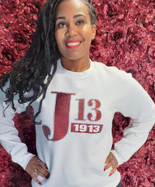 Delta Sigma Theta "J13" 1913 Bling and Rhinestone Sweatshirt / Tshirt