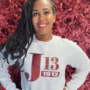 Delta Sigma Theta "J13" 1913 Bling and Rhinestone Sweatshirt / Tshirt