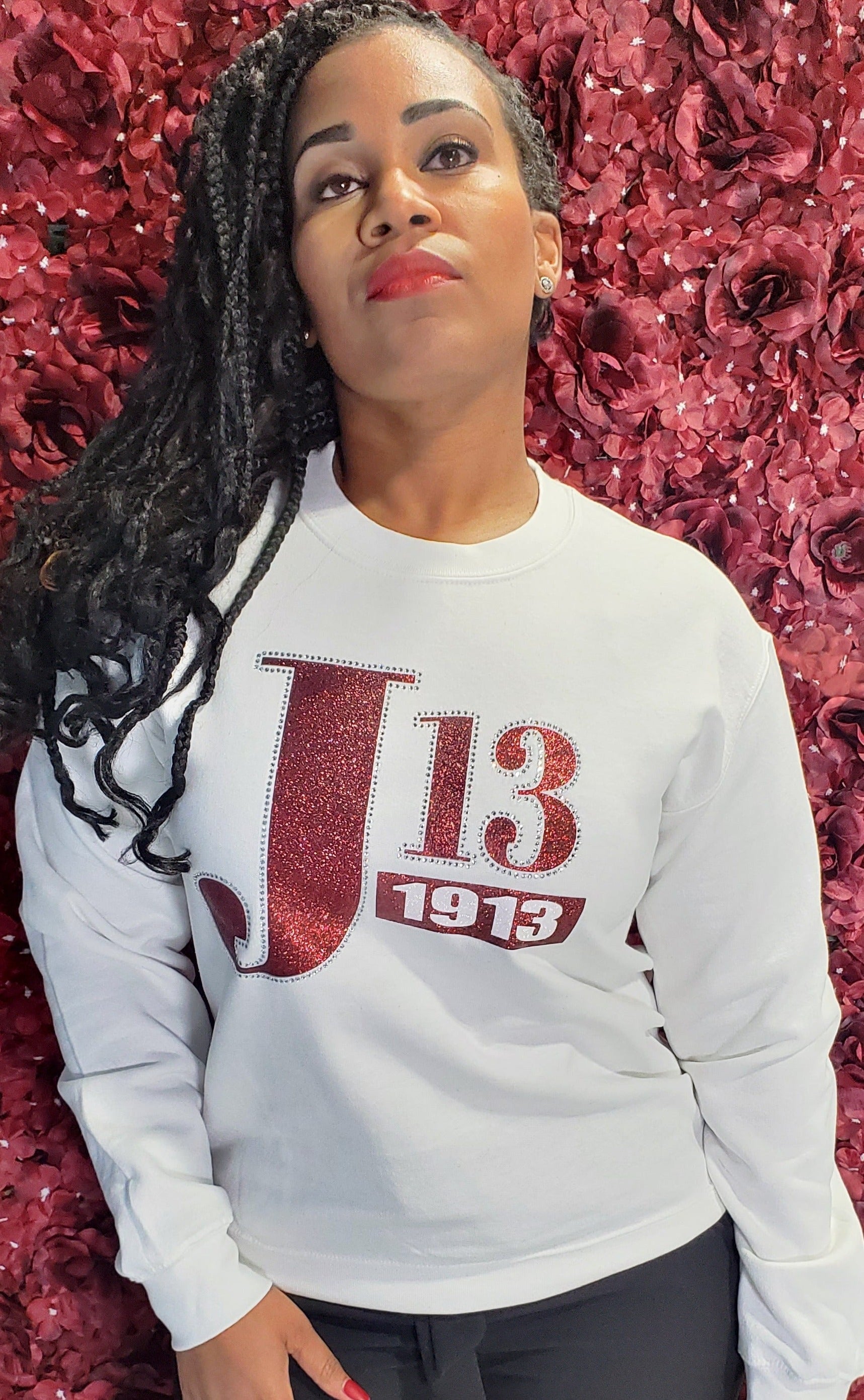 Delta Sigma Theta "J13" 1913 Bling and Rhinestone Sweatshirt / Tshirt