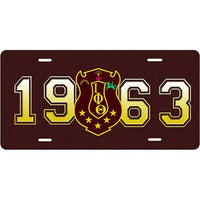 Iota Phi Theta 1963 Car Tag