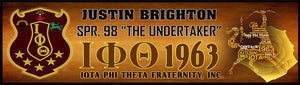 Iota Phi Theta Custom Print with Frame