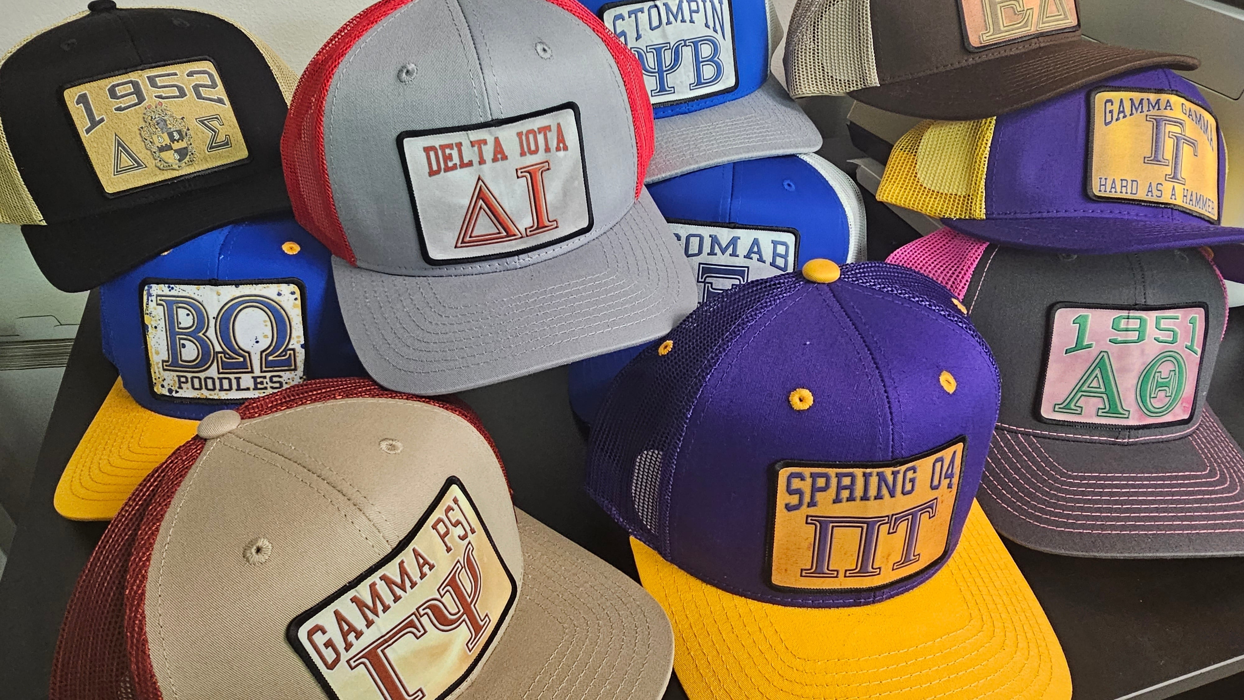 Iota Phi Theta Custom Trucker Chapter/Line Cap