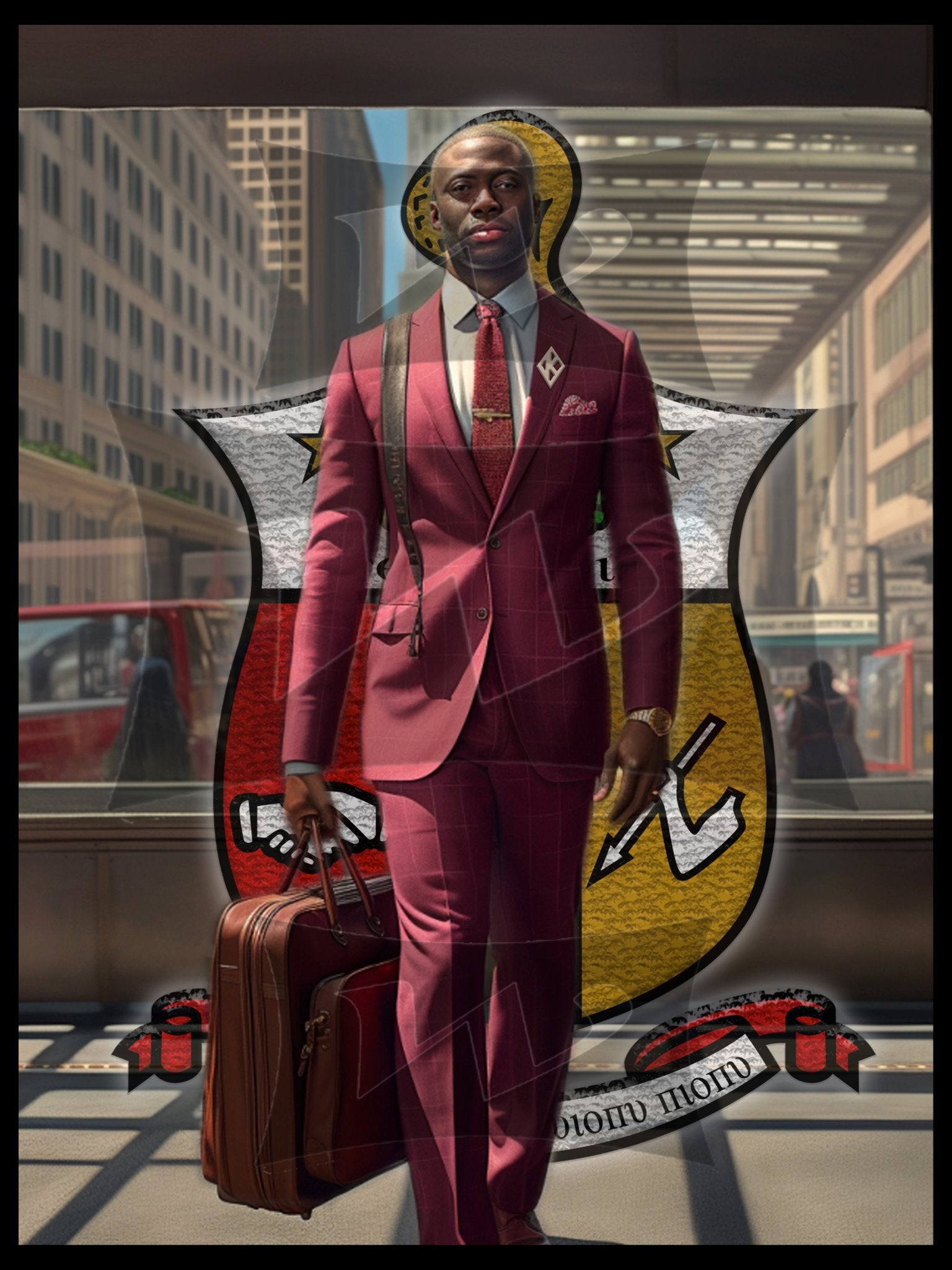 Kappa Alpha Psi 3D Hologram wall art