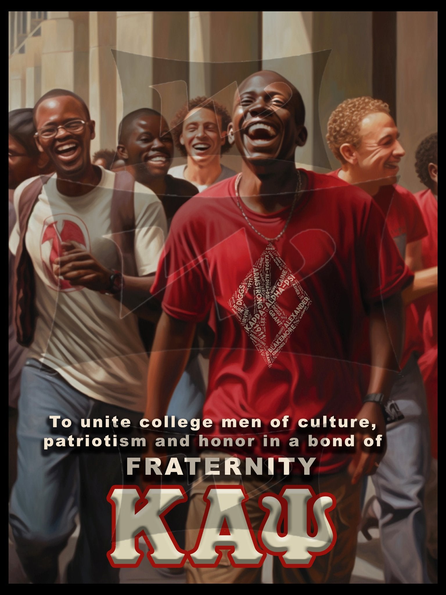 Kappa Alpha Psi 3D Hologram wall art