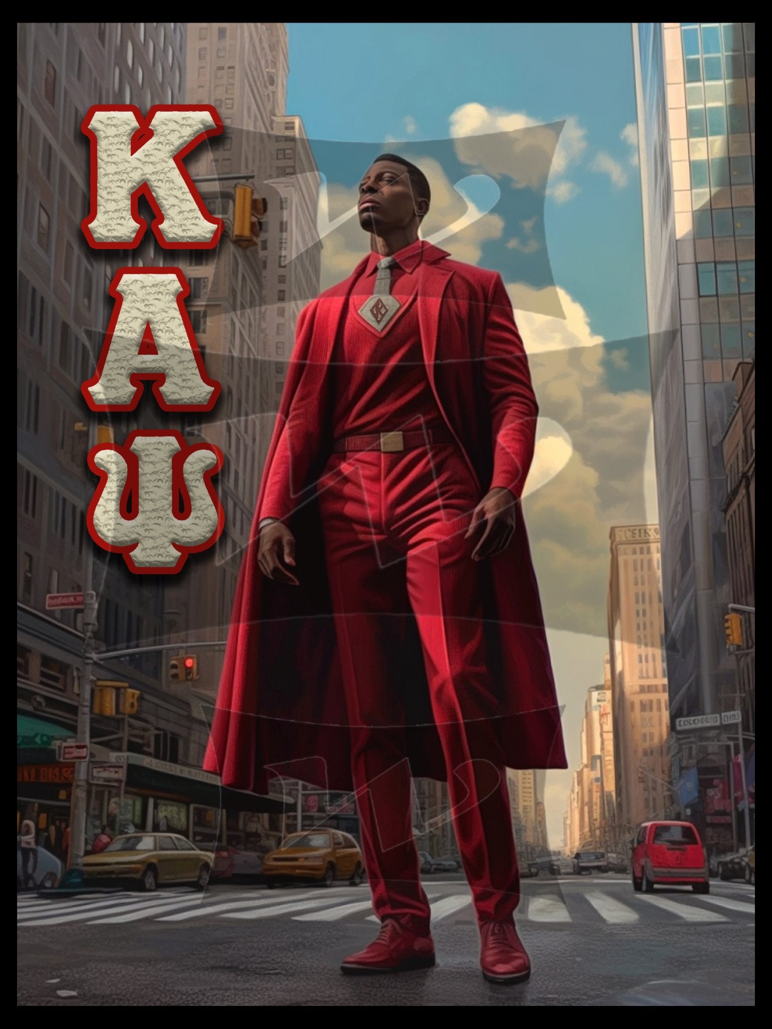 Kappa Alpha Psi 3D Hologram wall art