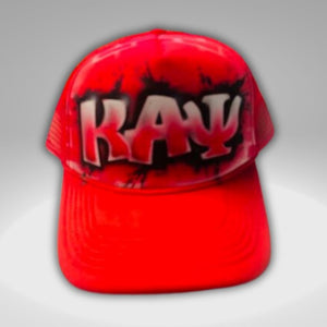 Kappa Alpha Psi Custom Airbrush Trucker Cap