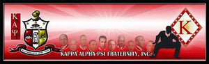 Kappa Alpha Psi Custom Print with Frame