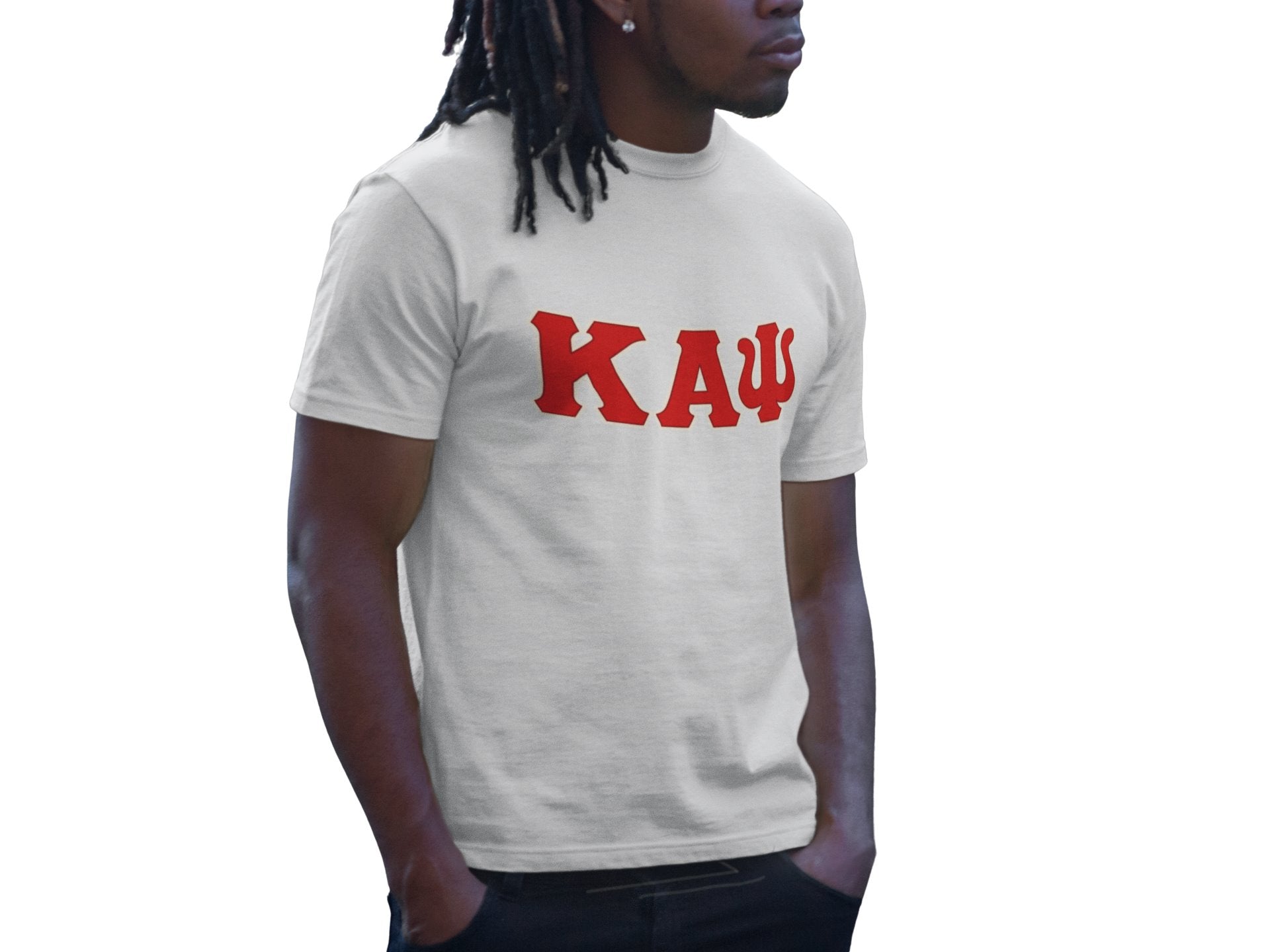 Kappa Alpha Psi Distressed Letter Tee/Sweatshirt