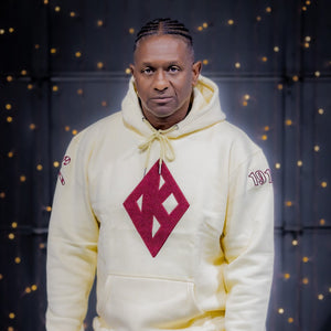 Kappa Alpha Psi Cream Embroidered/Chenille Tracksuit