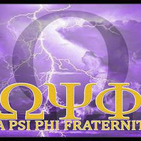 Omega Psi Phi Custom Print with Frame
