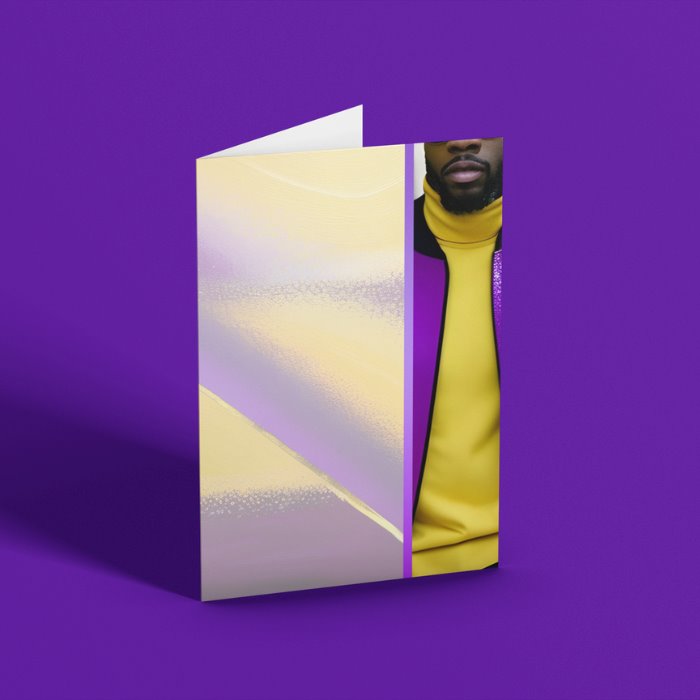 Omega Psi Phi Greeting Card (2 Pk.)