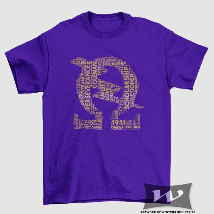 Omega Psi Phi Word Collage