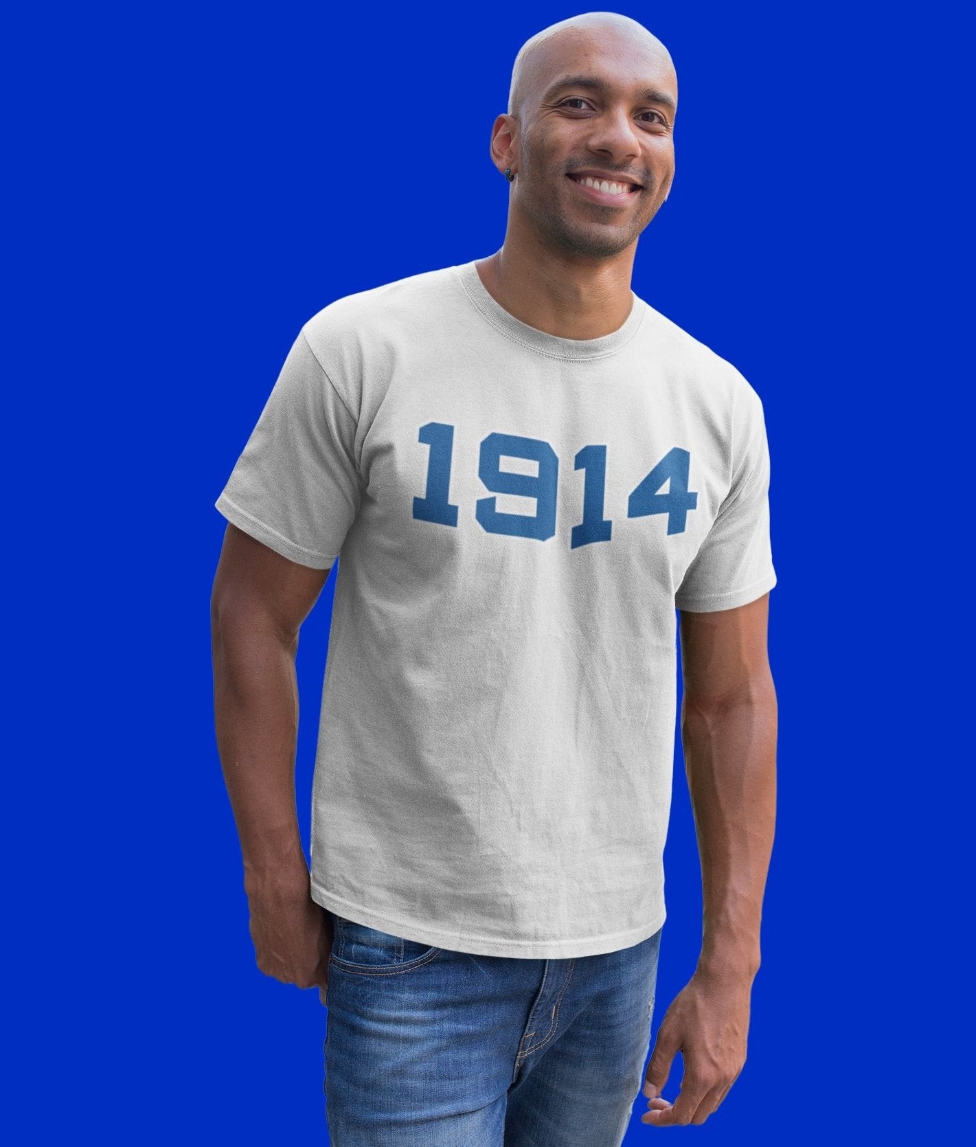 1914 Phi Beta Sigma Distressed Letter Tee/Sweatshirt