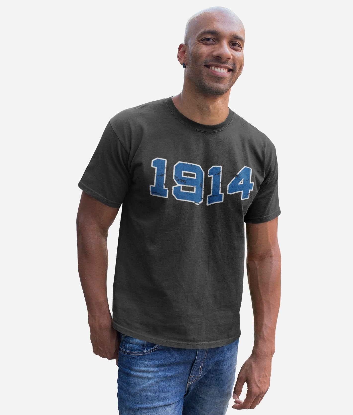 1914 Phi Beta Sigma Distressed Letter Tee/Sweatshirt