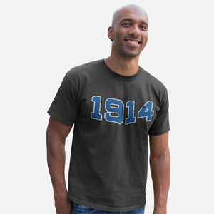 1914 Phi Beta Sigma Distressed Letter Tee/Sweatshirt