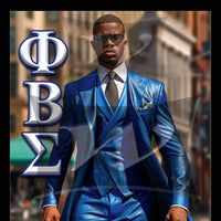 Phi Beta Sigma 3D Hologram wall art