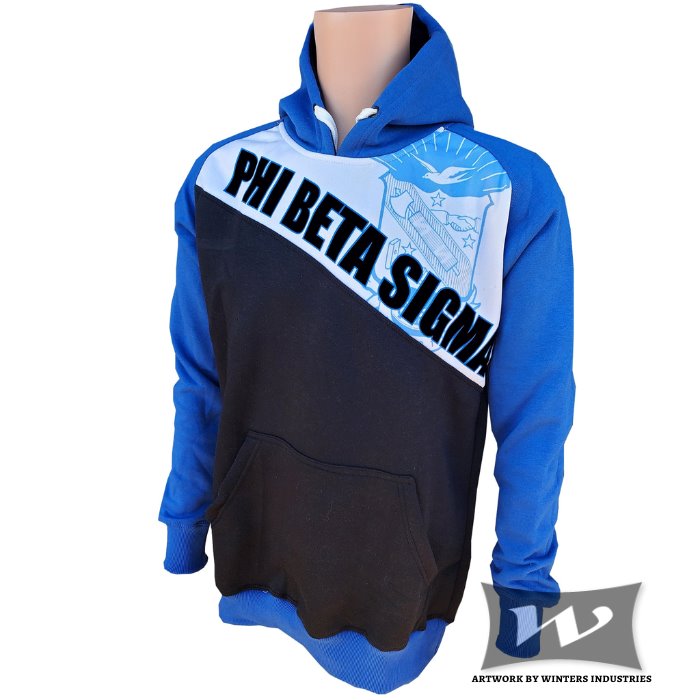 Phi Beta Sigma Slim Sublimated Hoodie