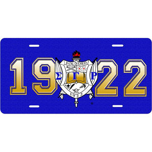Sigma Gamma Rho 1922 Car Tag