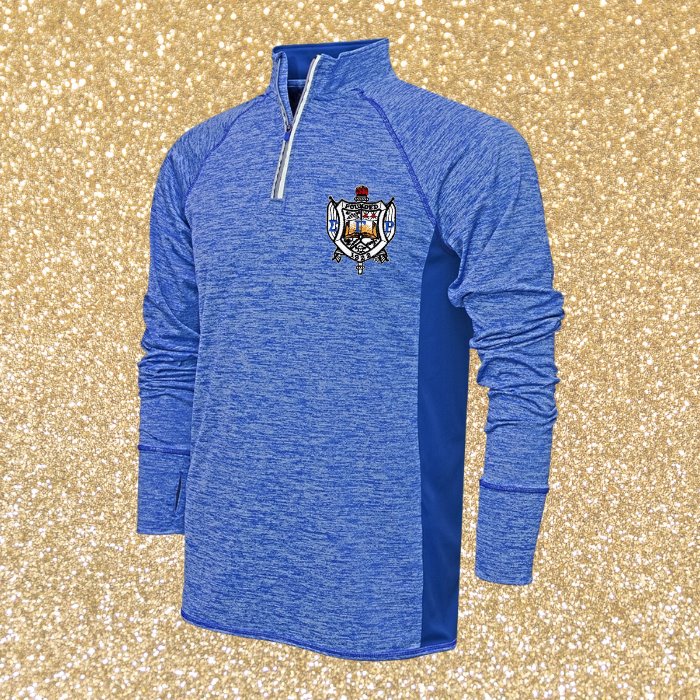 Sigma Gamma Rho Embroidered Half-Zip Pullover