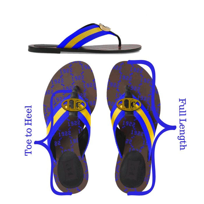 Sigma Gamma Rho 1922 Thong Sandal