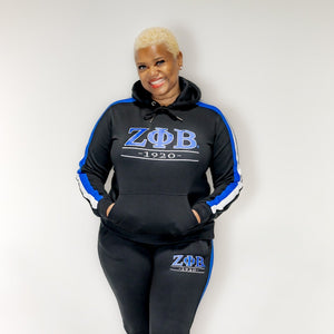 Zeta Phi Beta Black Tracksuit