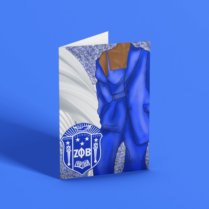 Zeta Phi Beta Greeting Cards (2 Pk.)