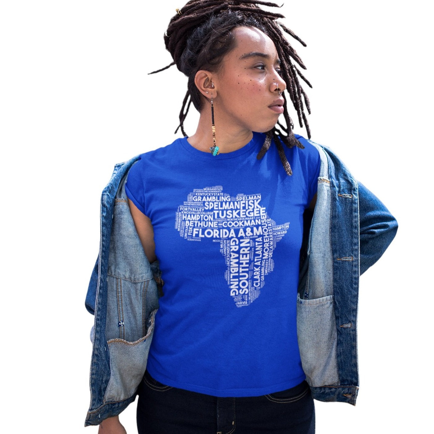 Zeta Phi Beta HBCU "Fist / Africa" Collage Tee