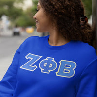 Zeta Phi Beta Letters Sweatshirt