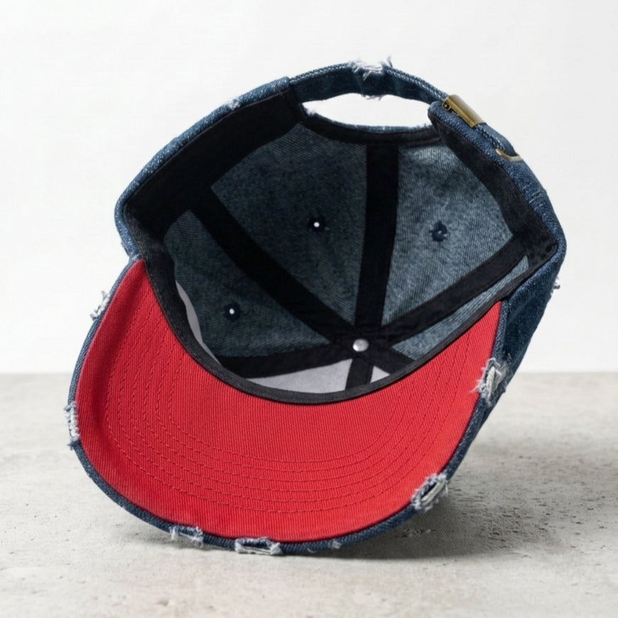 1913 Delta Sigma Theta Distressed Denim Chenille Cap Winters Industries 