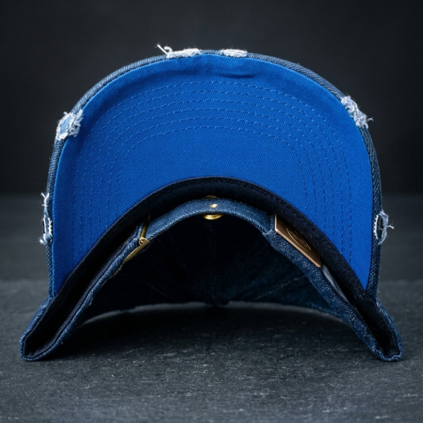 1920 Zeta Phi Beta Distressed Denim Chenille Cap Winters Industries 