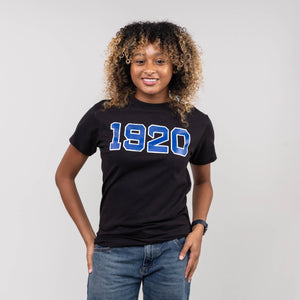 1920 Zeta Phi Beta Distressed Letter Tee/Sweatshirt Winters Industries 