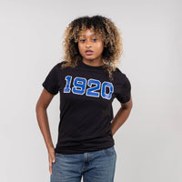 1920 Zeta Phi Beta Distressed Letter Tee/Sweatshirt Winters Industries 