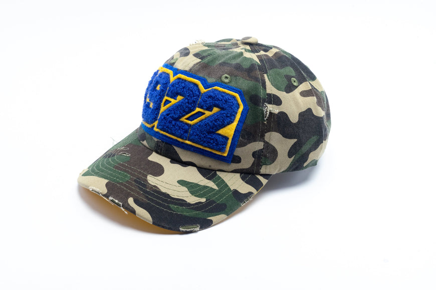 1922 Sigma Gamma Rho Distressed Camo Chenille Cap