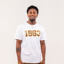 1963 Iota Phi Theta Distressed Letter Tee/Sweatshirt