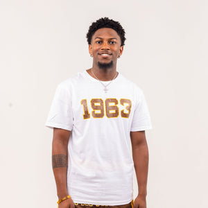1963 Iota Phi Theta Distressed Letter Tee/Sweatshirt Winters Industries 