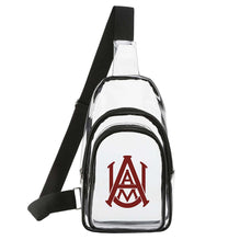 Alabama A&M HBCU Clear Stadium Bag with Black Trim