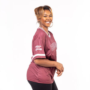 Alabama A&M University HBCU Embroidered Baseball Jersey