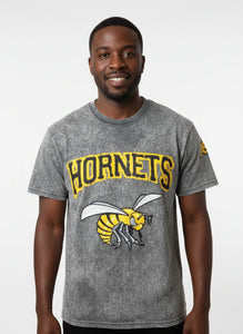 Alabama State Hornets HBCU Embroidered and Distressed Twill Tee