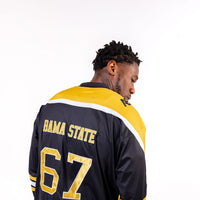 Alabama State University HBCU School Spirit Hockey Jersey