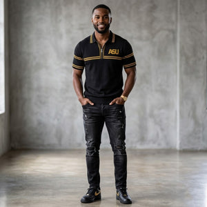 Alabama State University HBCU Knitted Polo
