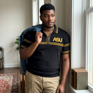 Alabama State University HBCU Knitted Polo