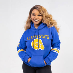 Albany State Hornets Blue Chenille Hoodie