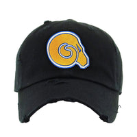 Albany State University (ASU) HBCU Distressed Cap Winters Industries Black 